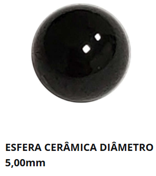 esfera ceramica 1905203 diametro 5,00 mm esfera ceramica 1905203 diametro 5,00 mm