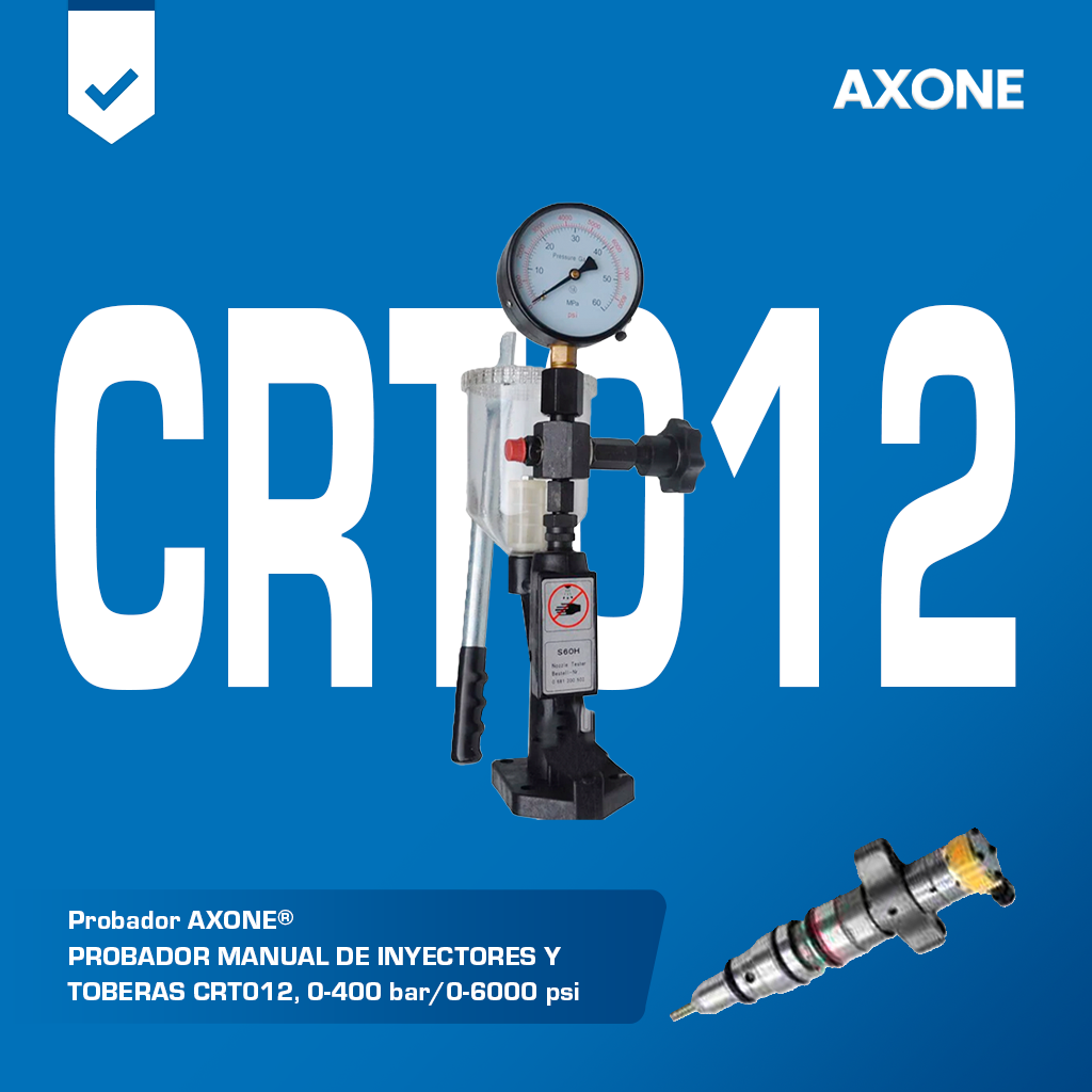probador manual de inyectores y toberas crt012, 0 400 bar/0 6000 psi probador manual de inyectores y toberas crt012, 0 400 bar/0 6000 psi