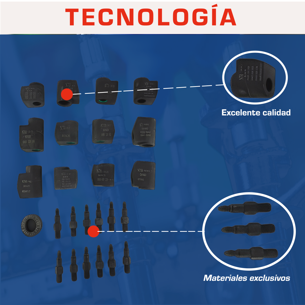 kit de vasos crt332 para probar inyectores cr, bosch, denso kit de vasos crt332 para probar inyectores cr, bosch, denso