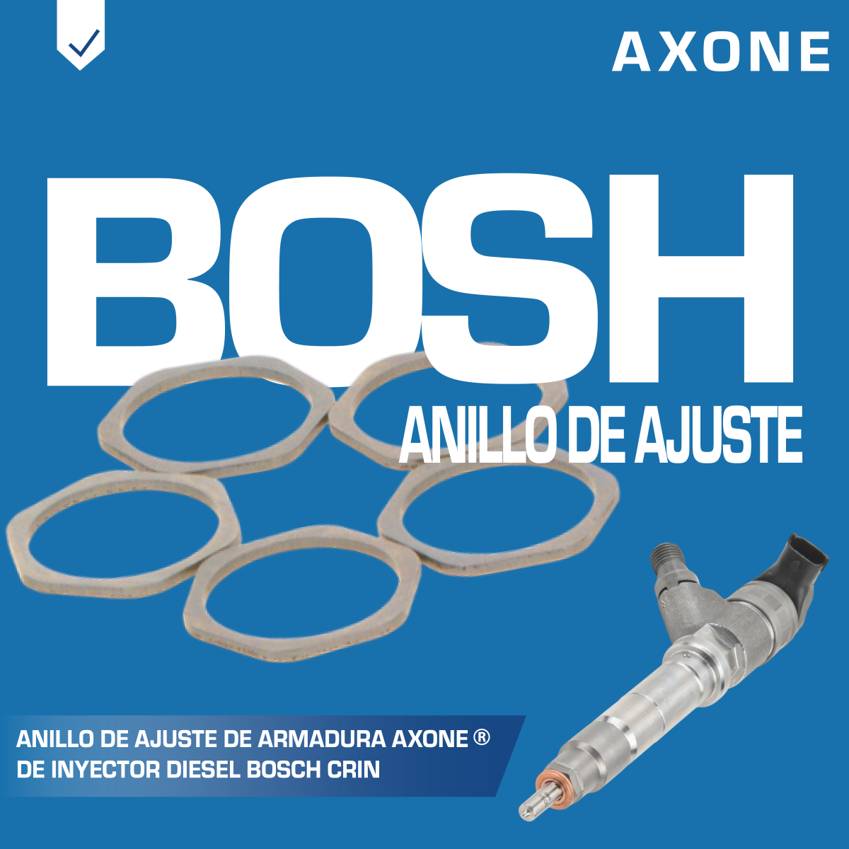 anillo de ajuste de armadura f00rj00046 de inyector desel bosch crin anillo de ajuste de armadura f00rj00046 de inyector desel bosch crin