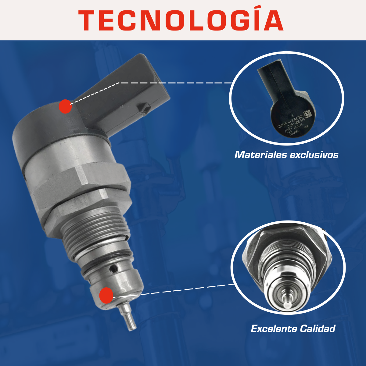 valvula reguladora de presion 0281006074 de riel para amarok 2010 2018 valvula reguladora de presion 0281006074 de riel para amarok 2010 2018