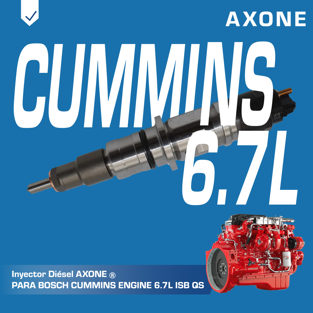 inyector diesel 0445120177 reman axone, para cummins engine 6.7l isb qs inyector diesel 0445120177 reman axone, para cummins engine 6.7l isb qs