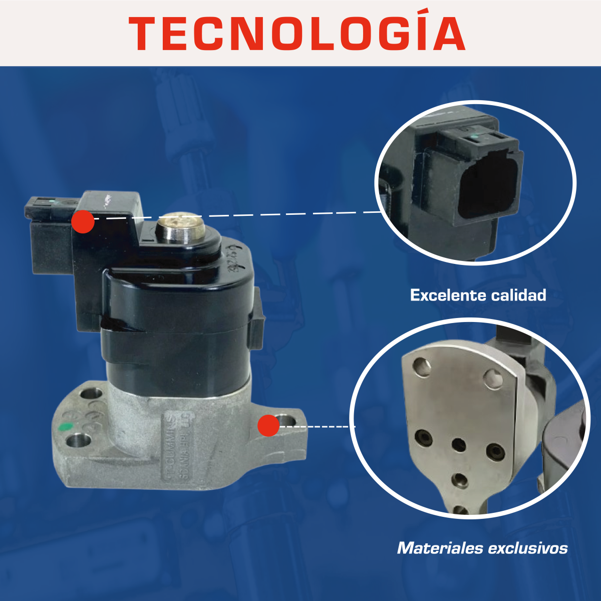 actuador 4089540b reman axone, para cummins isx sin egr actuador 4089540b reman axone, para cummins isx sin egr