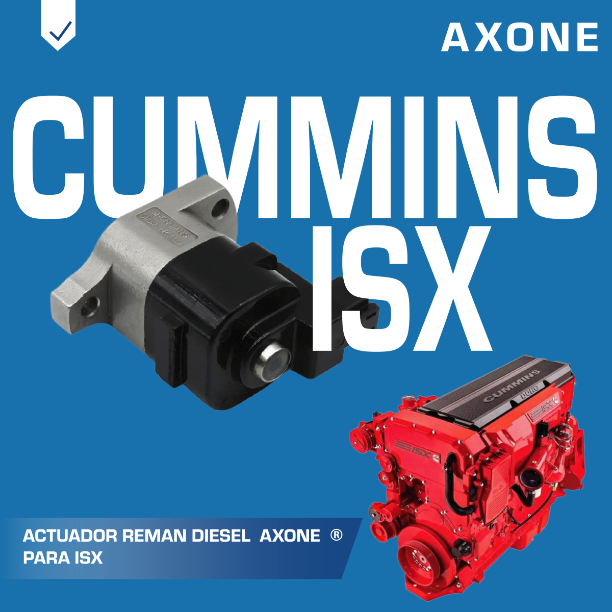 actuador 4089540a reman axone, para cummins isx con egr actuador 4089540a reman axone, para cummins isx con egr