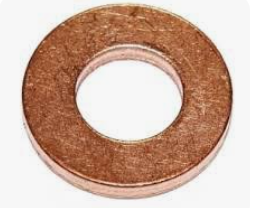 arandela de cobre 6071420, 7,00x14,5x2,00mm mitsubishi