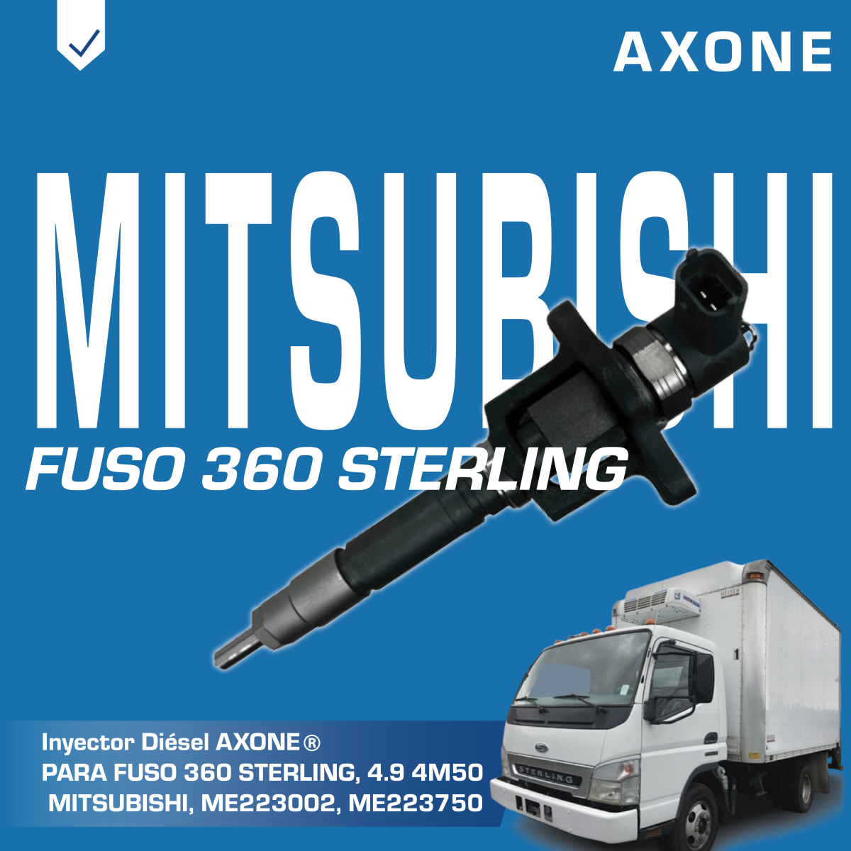 inyector diesel crin bosch para fuso 360 sterling, 4.9 4m50 mitsubishi, 0445120049, me223002, me223750 inyector diesel crin bosch para fuso 360 sterling, 4.9 4m50 mitsubishi, 0445120049, me223002, me223750