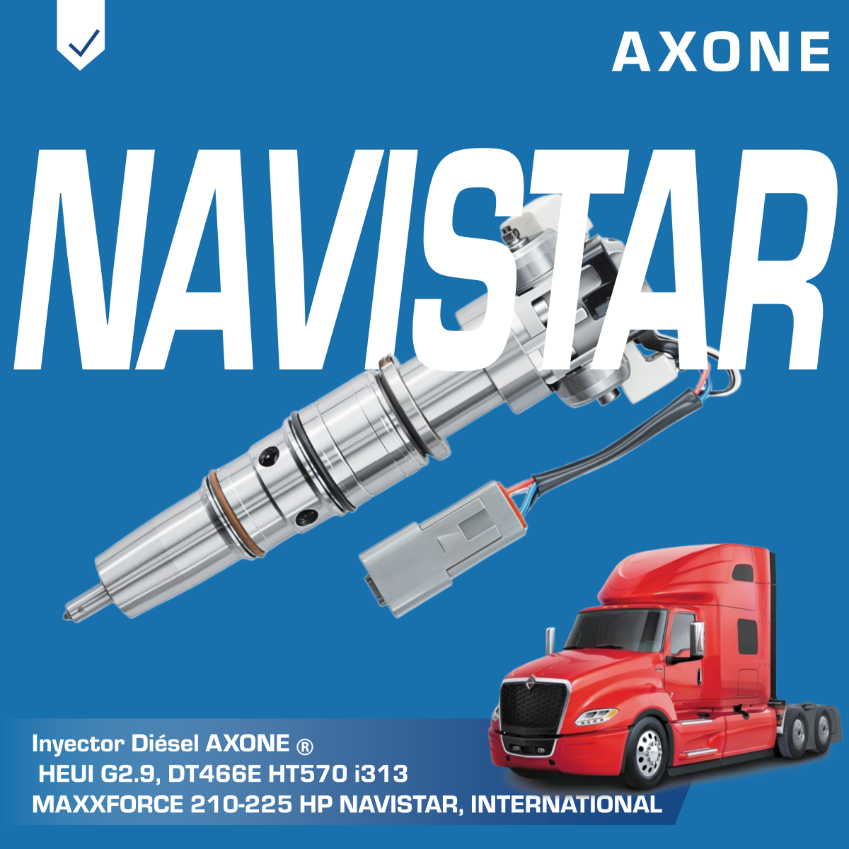 inyector diesel axone reman reconstruido 1842576c94 heui g2.9, dt466e ht570 i313 maxxforce 210 225 hp navistar, international inyector diesel axone reman reconstruido 1842576c94 heui g2.9, dt466e ht570 i313 maxxforce 210 225 hp navistar, international