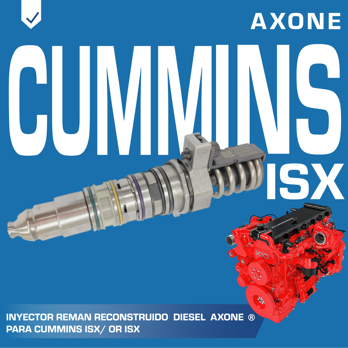 inyector diesel axone reman reconstruido 4929260mv cummins isx/ or isx inyector diesel axone reman reconstruido 4929260mv cummins isx/ or isx