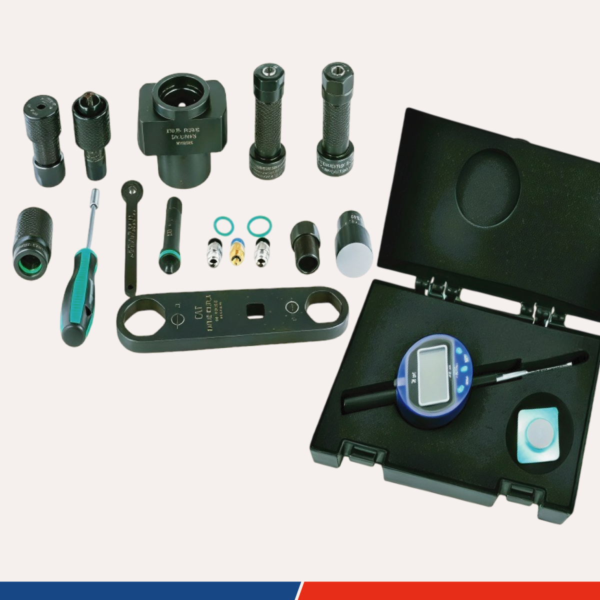 kit de herramientas crt204 caterpillar 320d para ensamblar, desmontar y medir inyectores kit de herramientas crt204 caterpillar 320d para ensamblar, desmontar y medir inyectores