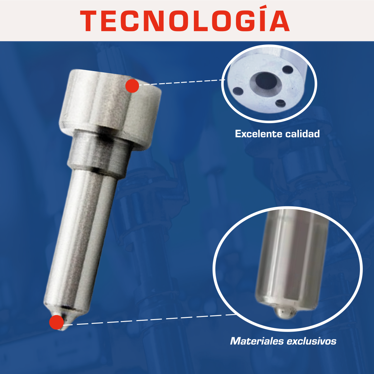 tobera dlla152fl215 (l215pbc) inyector diesel delphi detroit diesel dd6, ddvi tobera dlla152fl215 (l215pbc) inyector diesel delphi detroit diesel dd6, ddvi