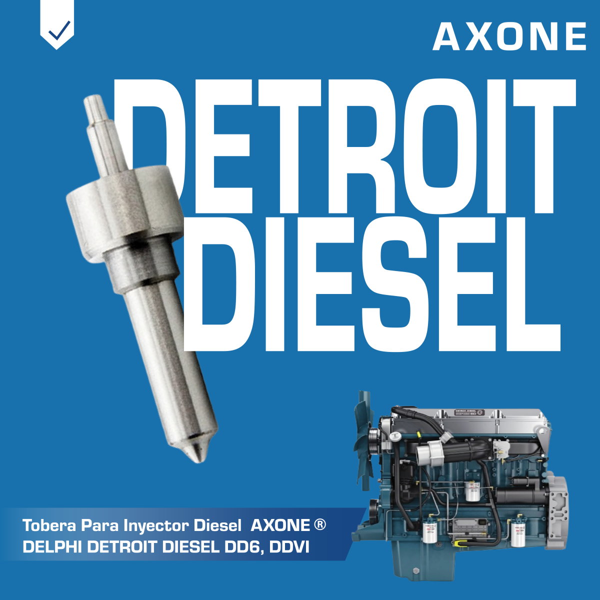 tobera dlla152fl215 (l215pbc) inyector diesel delphi detroit diesel dd6, ddvi tobera dlla152fl215 (l215pbc) inyector diesel delphi detroit diesel dd6, ddvi